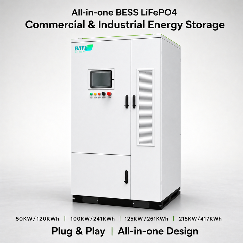 Conteneur BESS industriel 215kWh